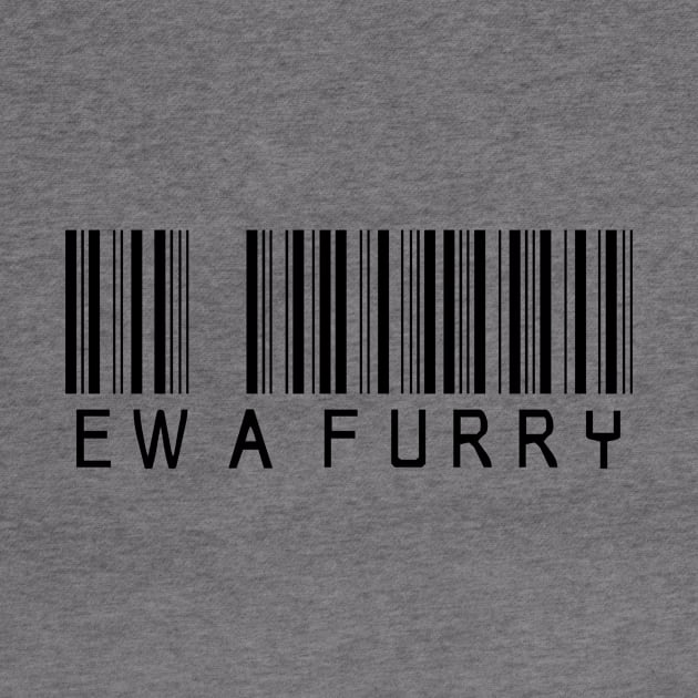 Ew Furry Funny Barcode Furries Simple by Mellowdellow